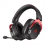 QCY Heroad VT200 Gaming Headphones – Black & Red, 50mm Drivers, Virtual 7.1 Surround, RGB LED, USB-A