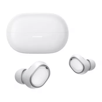 QCY Melobuds A30 True Wireless Earbuds – Bluetooth 5.3, ENC, 30h Playtime, IPX5, White