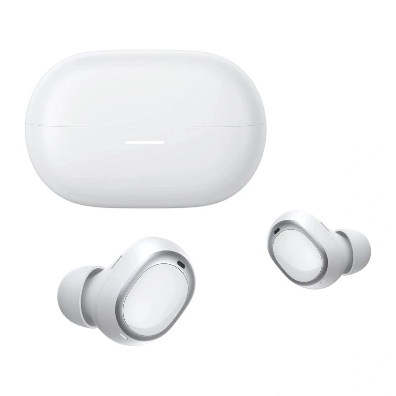 QCY Melobuds A30 True Wireless Earbuds – Bluetooth 5.3, ENC, 30h Playtime, IPX5, White