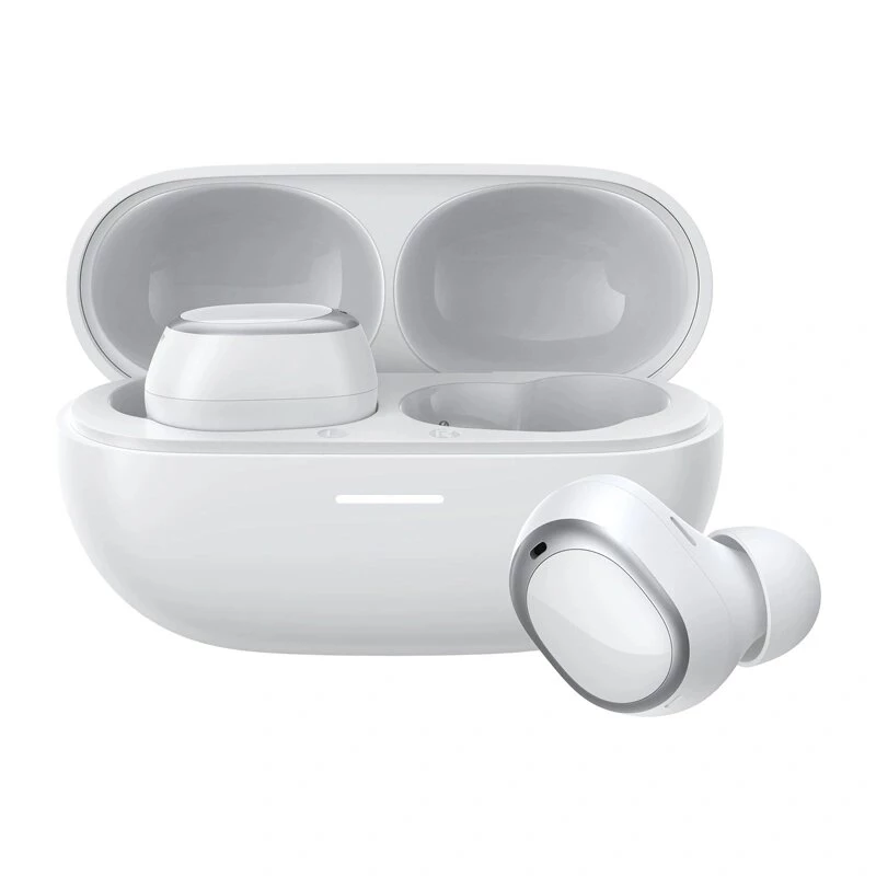 QCY Melobuds A30 True Wireless Earbuds – Bluetooth 5.3, ENC, 30h Playtime, IPX5, White