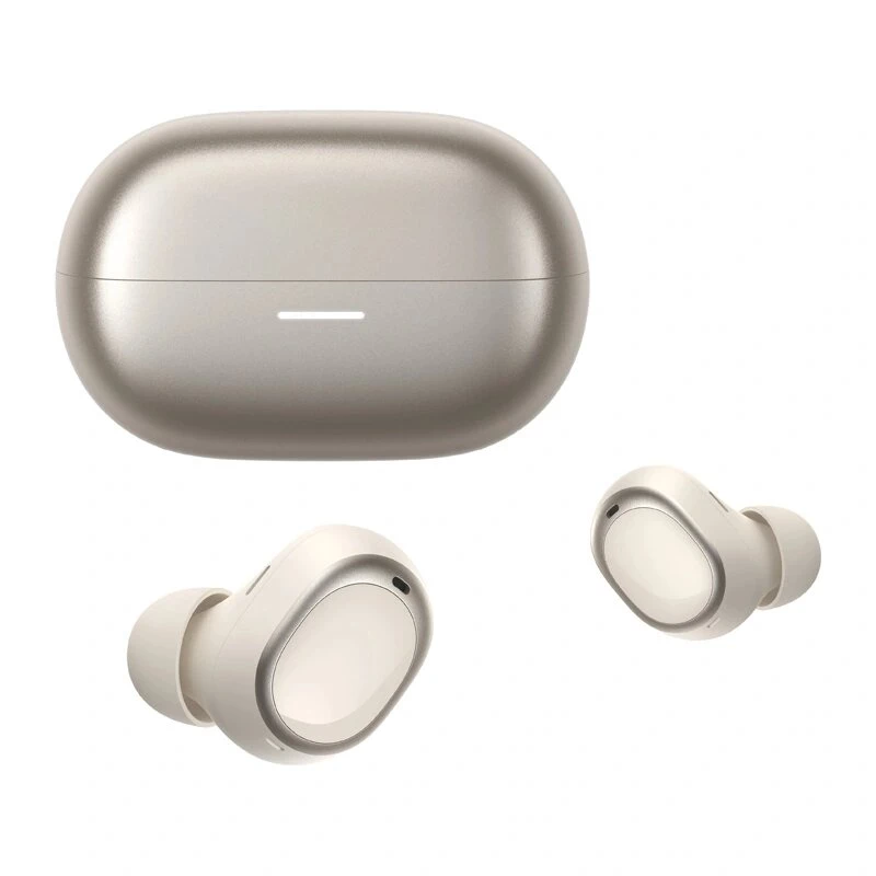 QCY Melobuds A30 Wireless Earbuds – Bluetooth 5.3, 13mm Driver, 26h Playtime, ENC, IPX5 – Gold