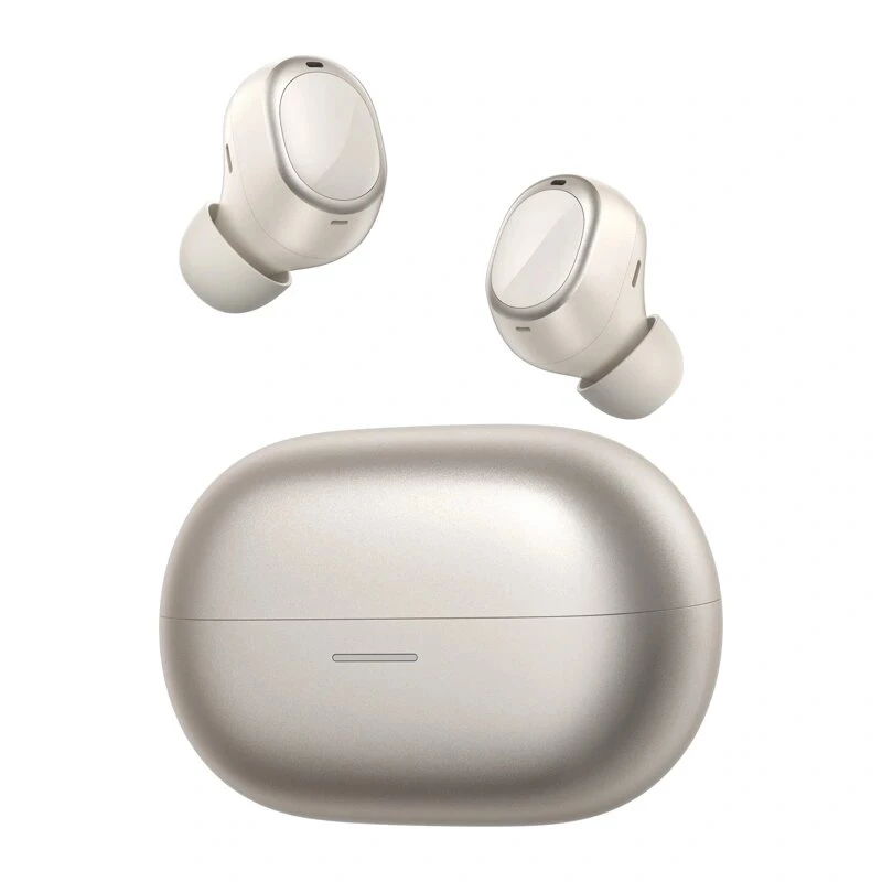 QCY Melobuds A30 Wireless Earbuds – Bluetooth 5.3, 13mm Driver, 26h Playtime, ENC, IPX5 – Gold