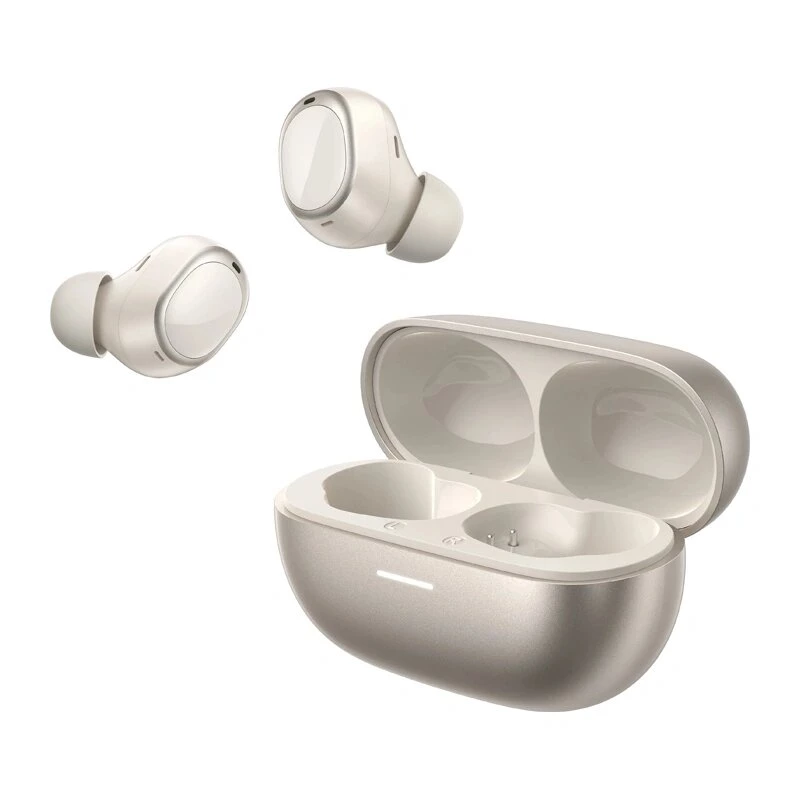 QCY Melobuds A30 Wireless Earbuds – Bluetooth 5.3, 13mm Driver, 26h Playtime, ENC, IPX5 – Gold