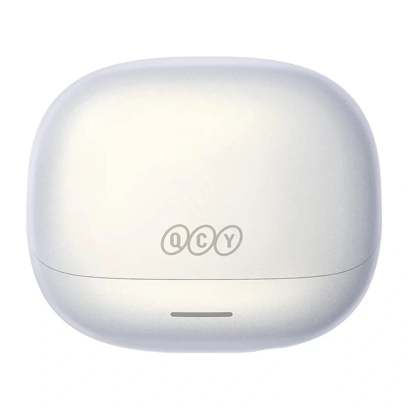 QCY Melobuds N65 Open-Ear Wireless Earbuds with 16.2mm Drivers, Bluetooth 5.3, IPX4, 30h Battery, White