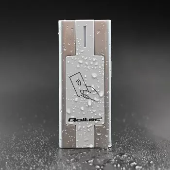 Qoltec 52446 Proximity Card and Key Fob Reader – 125 kHz RFID, Wiegand 26-bit, IP65