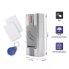 Qoltec 52446 Proximity Card and Key Fob Reader – 125 kHz RFID, Wiegand 26-bit, IP65