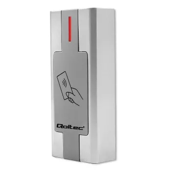Qoltec 52446 Proximity Card and Key Fob Reader – 125 kHz RFID, Wiegand 26-bit, IP65