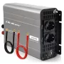 Qoltec Modified Sine Wave Power Inverter 12V to 230V 2000W/4000W with USB, Compatible with LiFePO4 GEL AGM