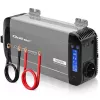 Qoltec Pure Sine Wave Inverter 12V to 230V 1000W/2000W with LCD, USB, USB-C, LiFePO4/GEL/AGM Compatible