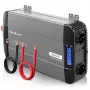Qoltec Pure Sine Wave Inverter 12V to 230V 2500W/5000W with LCD, USB, USB-C, LiFePO4/GEL/AGM Compatible