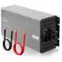 Qoltec Pure Sine Wave Inverter 12V to 230V 4000W/8000W with USB and LCD, LiFePO4/GEL/AGM Compatible