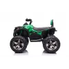 QLS-3288 Electric Ride-On Quad with Backrest, LED Lights, MP3, Green