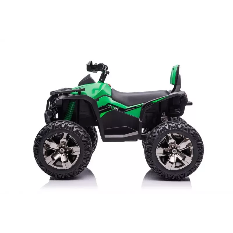 QLS-3288 Electric Ride-On Quad with Backrest, LED Lights, MP3, Green