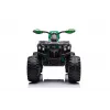 QLS-3288 Electric Ride-On Quad with Backrest, LED Lights, MP3, Green