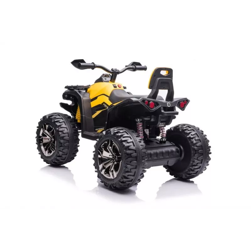 QUAD LOCK Quad Battery Pack with Backrest QLS-3288 LED Light MP3 Yellow
