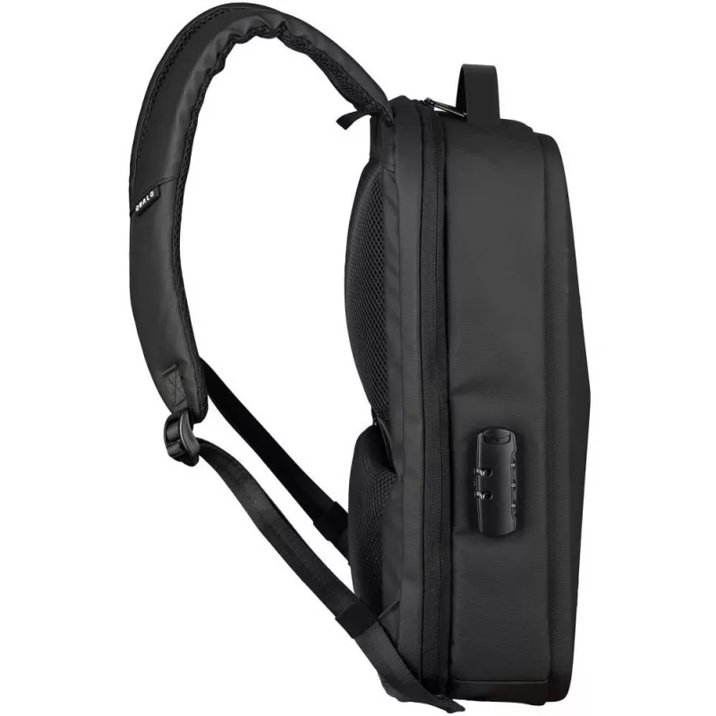 QUALO Laptop Backpack Ultimate Line USB-C 15.6 Black