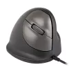 R-GO TOOLS HE Break Small Ergonomic Mouse, Wired, Right-handed, Black