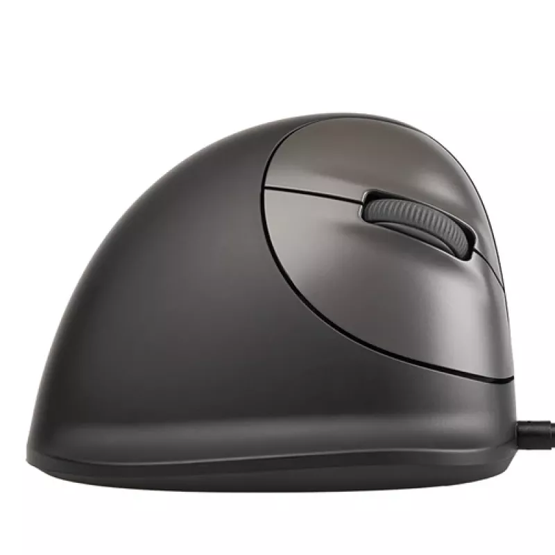 R-GO TOOLS HE Break Small Ergonomic Mouse, Wired, Right-handed, Black