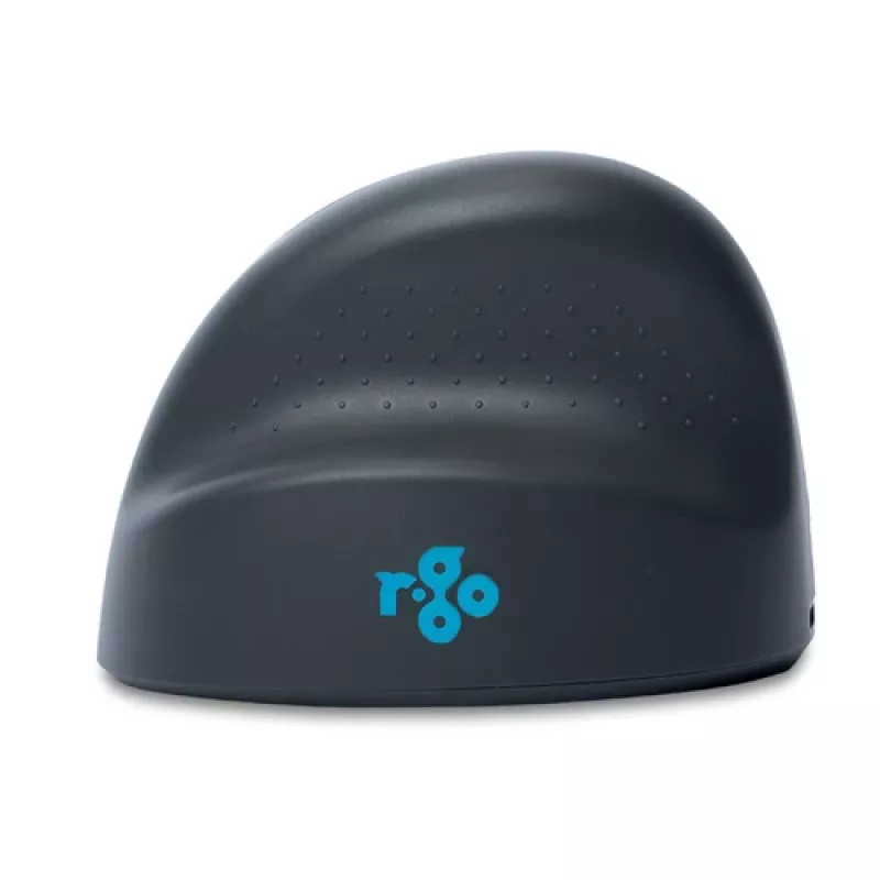 R-GO TOOLS R-Go HE Basic Medium Wireless Ergonomic Vertical Mouse - 2.4 GHz Optical, 5 Buttons, Rechargeable, Black