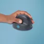 R-GO TOOLS R-Go HE Basic Medium Wireless Ergonomic Vertical Mouse - 2.4 GHz Optical, 5 Buttons, Rechargeable, Black