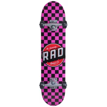 RAD Dude Crew Complete 7 Pink Skateboard