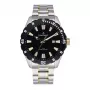 RADIANT Men's Analog Quartz Watch RA602202 45mm Stainless Steel Black Dial Mesh Strap