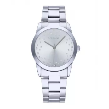 RADIANT Men's Quartz Analog Watch RA606201 36mm Stainless Steel Black Dial Silver Bracelet