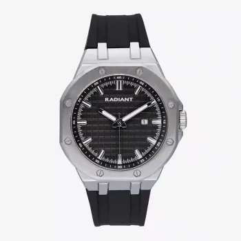 RADIANT Men's Quartz Analog Watch RA652202 44mm Stainless Steel Blue Dial