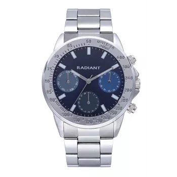 RADIANT Men's Watch RA604702 (45mm) - Stainless Steel Mesh Strap, Black Dial
