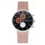 RADIANT New Man Men's Analog Quartz Watch RA601704 41mm Black Dial Stainless Steel Mesh Strap