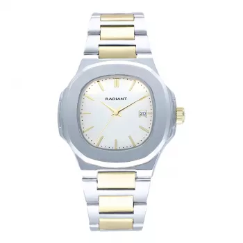 RADIANT New York Men's Analog Quartz Watch RA639204 43mm Stainless Steel
