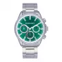 RADIANT RA589702 Men's Analog Quartz Watch 44mm Stainless Steel Silver Black