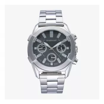 RADIANT RA634702 Men's Analog Quartz Wristwatch 44mm Black Leather