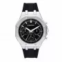 RADIANT RA651704 Men's Analogue Quartz Watch – 44mm Stainless Steel Black Dial Silver Bracelet