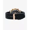 RADIANT RA668709 Men's Analog Quartz Wrist Watch 44mm Black Dial Leather Strap