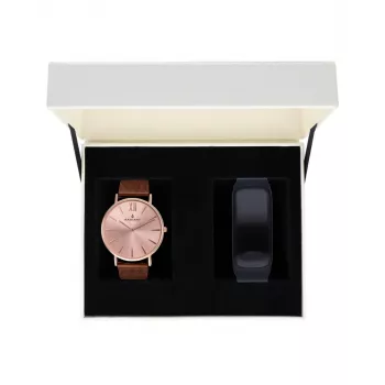 RADIANT Women's Watch RA377619T 36mm Rose Gold Quartz Analog Stainless Steel Mesh
