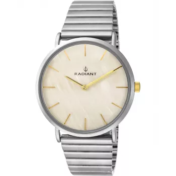 RADIANT Women's Watch RA475203 38mm Rose Gold Milanese Mesh Strap White Dial