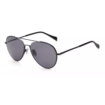 RAG&BONE MAN Sunglasses RNB1036GS8075 Black Grey Rectangular 58mm