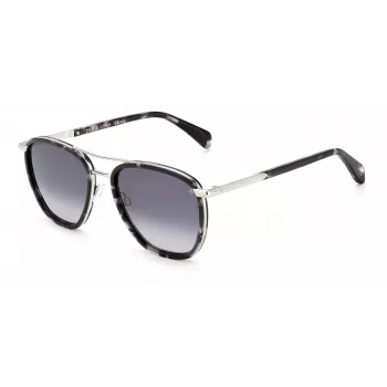 RAG&BONE RNB5039SYV454 Men's Square Sunglasses Havana Brown 54mm