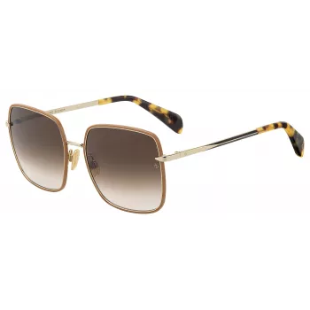RAG&BONE Women's Sunglasses RNB1032S01Q58 Dark Havana Brown Gradient 58mm