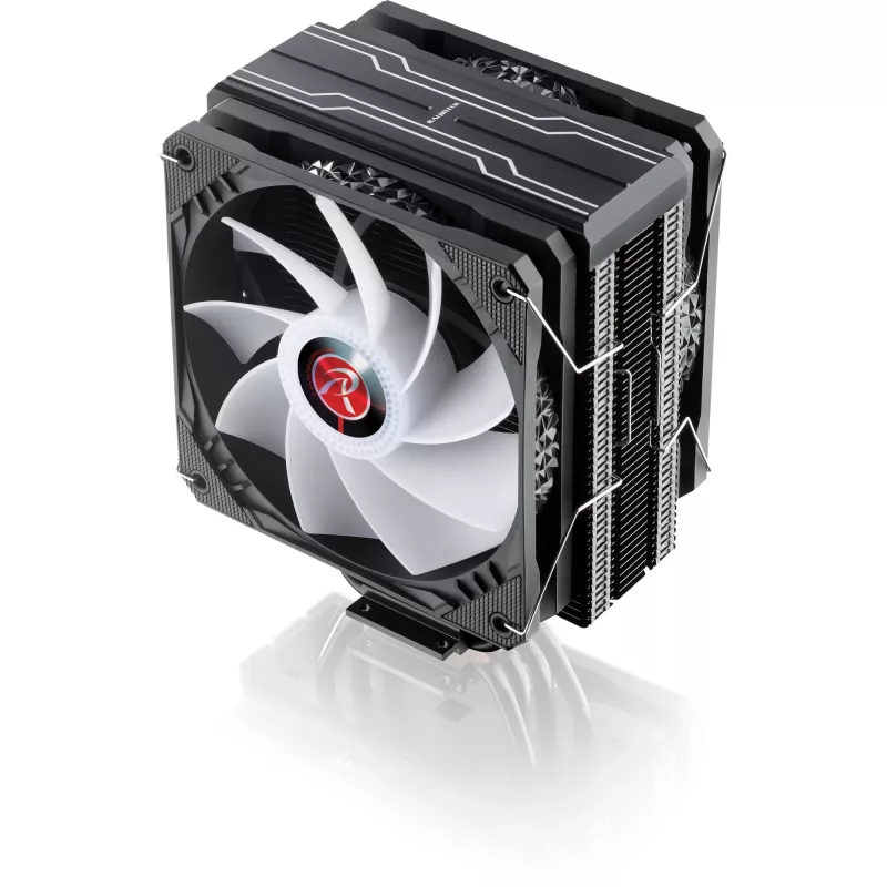 RAIJINTEK ELEOS 12 DUO RBW 120 mm All-in-One Liquid CPU Cooler, Black