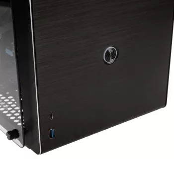 Raijintek Ophion M Evo TGS Micro-ATX Case, Tempered Glass - Black