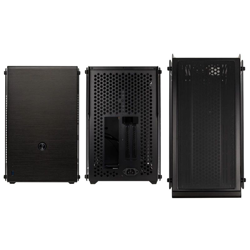 Raijintek Ophion M Evo TGS Micro-ATX Case, Tempered Glass - Black