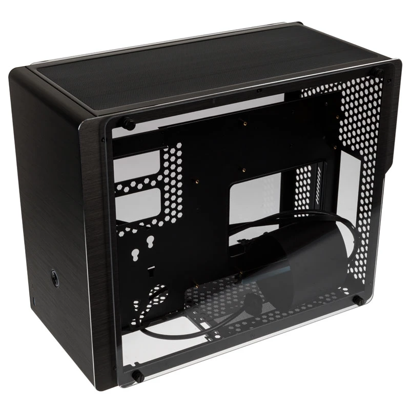 Raijintek Ophion M Evo TGS Micro-ATX Case, Tempered Glass - Black