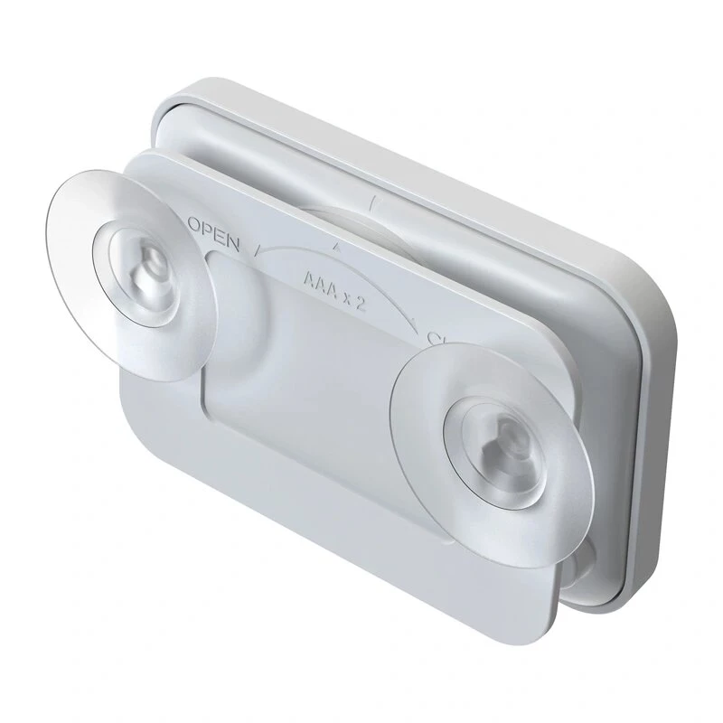 RAINPOINT BALDRTHERM B0549STH Bathroom Timer with Temperature & Humidity Monitor, IP24 Splash-proof, Countdown/Count-up, LCD Backlight, Suction Cup/Stand/Wall Mount