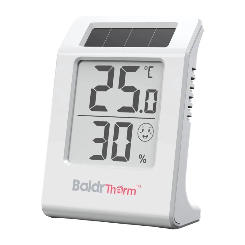 RAINPOINT BALDRTHERM E0587TH Solar-Powered Thermohygrometer with Wireless Outdoor Sensor