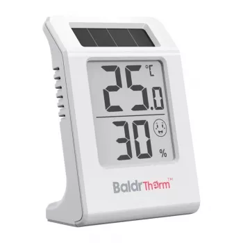 RAINPOINT BALDRTHERM E0587TH Solar-Powered Thermohygrometer with Wireless Outdoor Sensor
