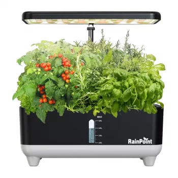 RainPoint Hydroponic Growing Kit Z238 - 12 Plant Pods, Full Spectrum LED, Smart App Control