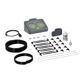 RainPoint IK149 Potted Plant Watering Kit - Automatic Drip Irrigation System for 10 Pots, USB/Battery Powered, LCD Display