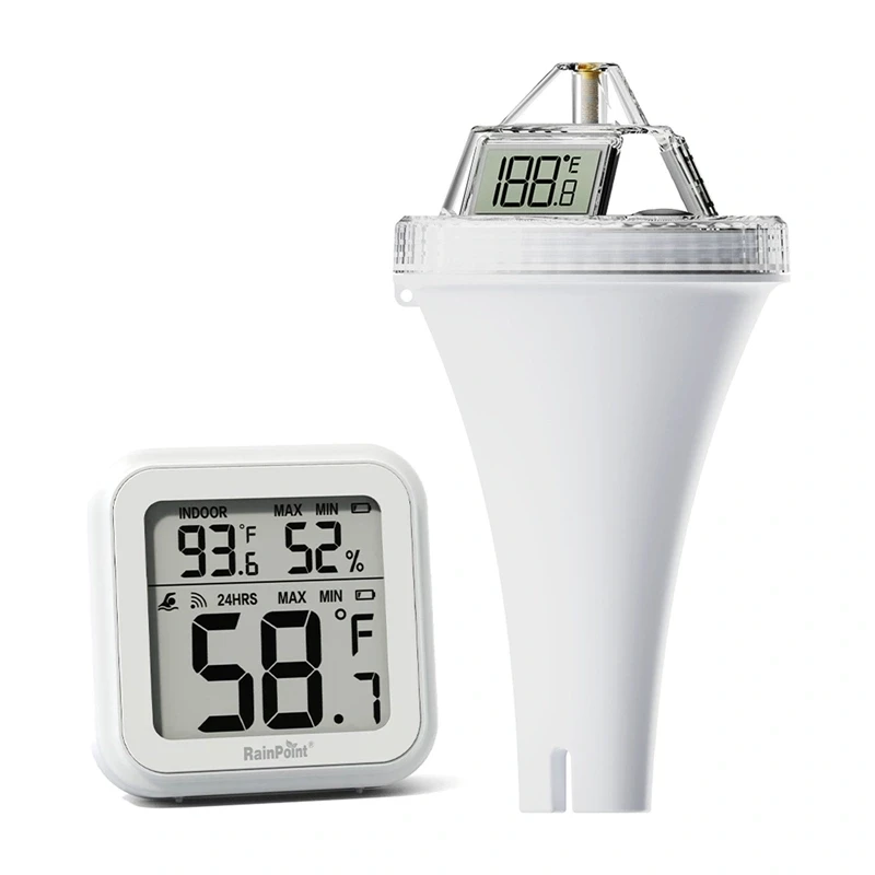 RainPoint Pool Thermometer with Gateway HCS565ARF+HCS015T2H
